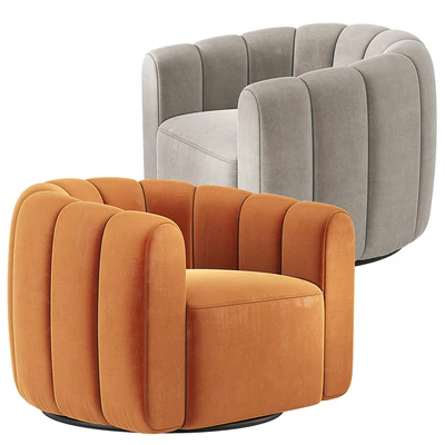 Fitz Russet Chair CB2 — View 3