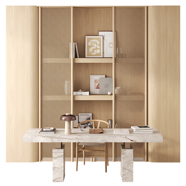 Workplace with CH24 Wishbone chair by Carl Hansen — Скачать