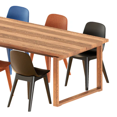 Ikea Mörbylånga Table & Odger Chairs — Ver 2