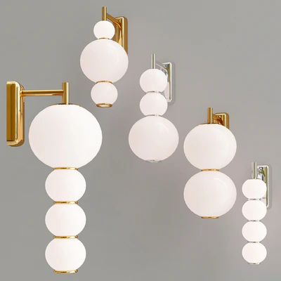 Collection pearls wall lamp — Ver 2