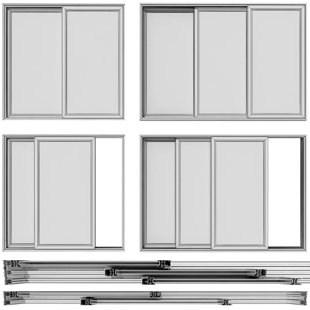 Sliding stained glass wooden doors — Descargar