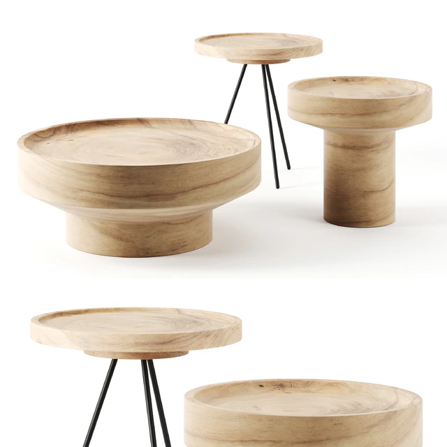 Coffee Tables Set by Green Design Gallery — Скачать