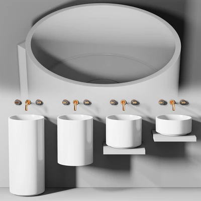 Planit Triade Evolution Round basin & Graff Mod plus faucet 1 — Ver 1