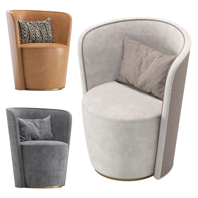 Armchair MANRO Cazarina Interiors Velvet and Leather/Кресло МАНРО — Descargar