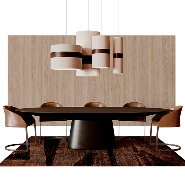 Emmemobili Ufo table 3,0 m х 1,3 m the black — Descargar
