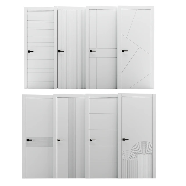 Set of interior doors LINEA. — Descargar