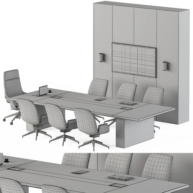Meeting Table - Office Furniture 362 — Descargar
