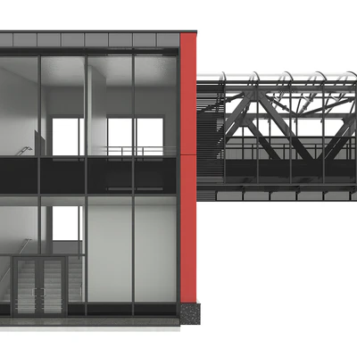 elevated pedestrian crossing — Ver 4