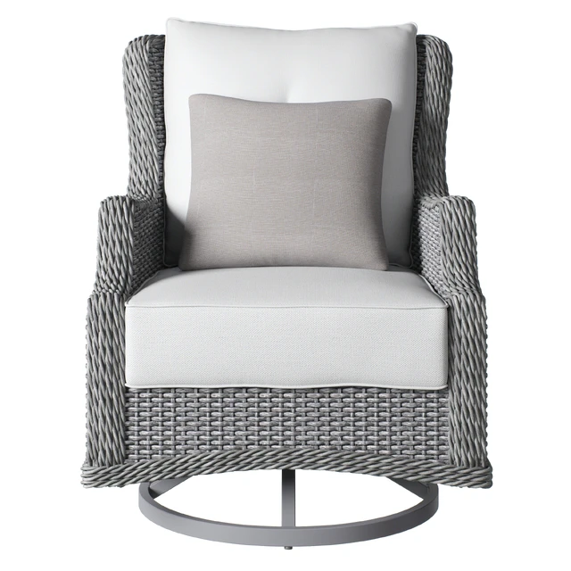 Wicker chair with cushion OVE Monfort 42 Armchair — Descargar