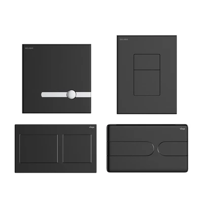 Accessories for public toilets black set 152 part 4 — Ver 3