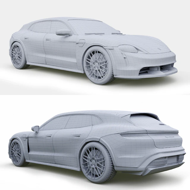 Porsche Taycan Turbo S Cross Turismo — Descargar