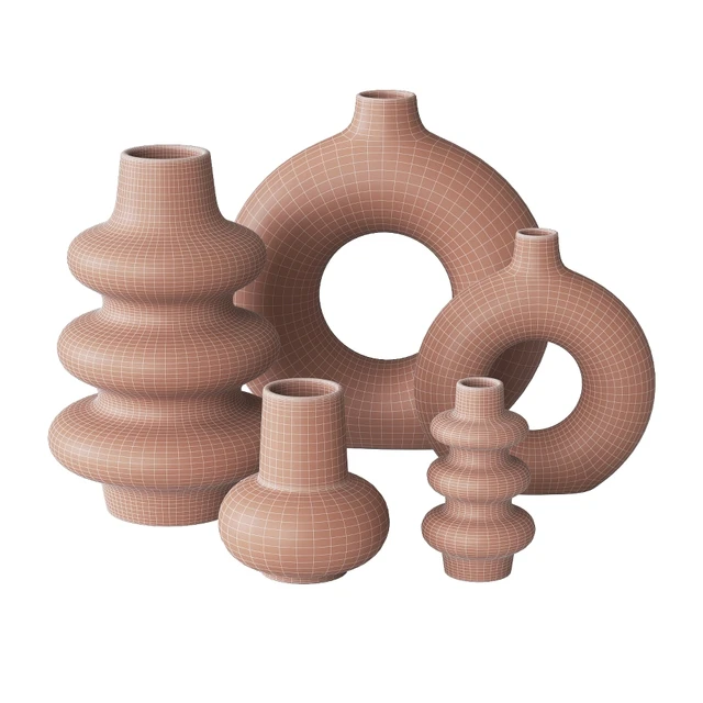 Керамические вазы H&M (Ceramic vases H&M) — Скачать