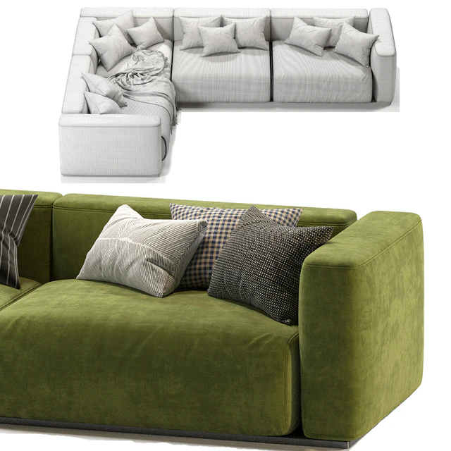 Lario Flexform sofa L Shaped — Descargar