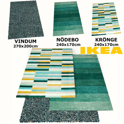IKEA RUGS SET (VINDUM, KRONGE, NODEBO) — Вид 1
