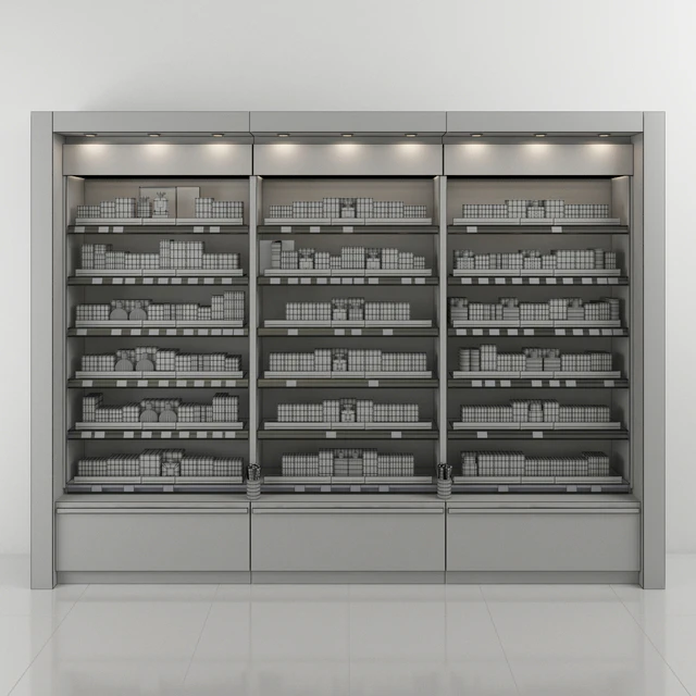 Торговый стеллаж с парфюмерией Chanel — Скачать