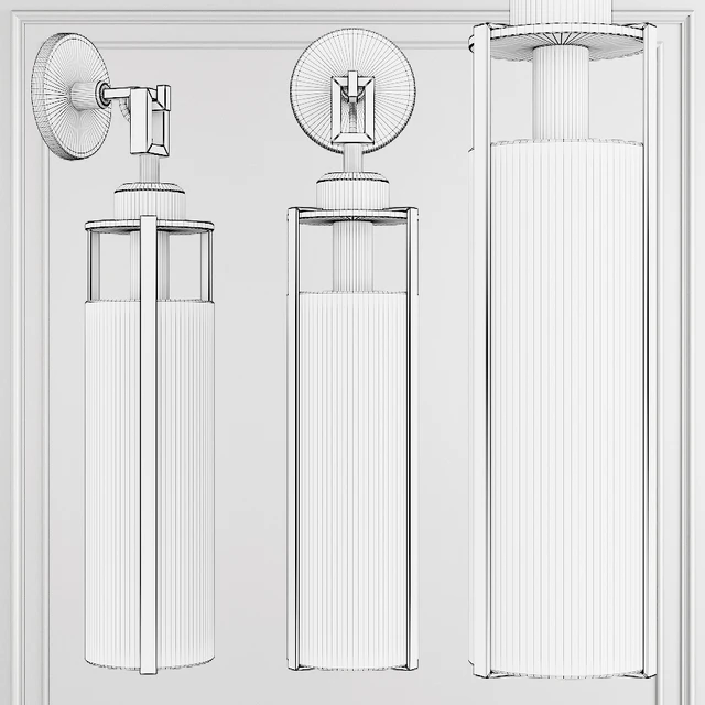 Restoration Hardware ARPEGE CAST GLASS CYLINDER SCONCE Brass — Скачать