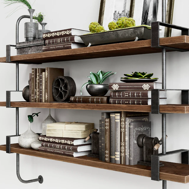 Полка c декором French Factory Shelving Restoration Hardware — Скачать