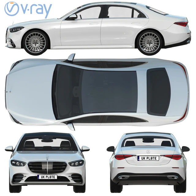 Mercedes-Benz S-Class AMG 2021 w223 — Descargar