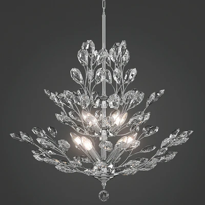 Upside-Down Silver Leaf chandelier — Descargar