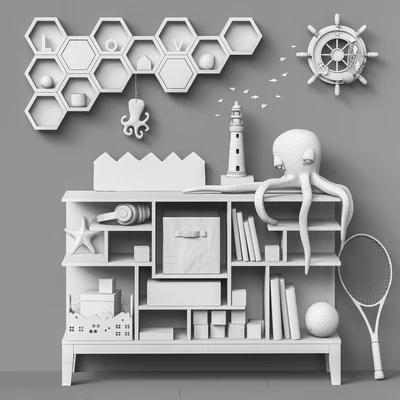 Toys and furniture set 71 (2 part) — Ver 4