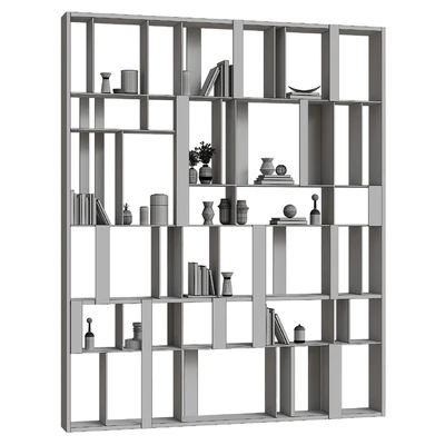 Стеллаж с декором 001 — Вид 2