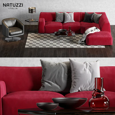 Natuzzi Forma sofa set 01 — Вид 2