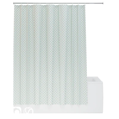 Bath curtain (shower) 200x200 cm in 3 versions (white) — Ver 4
