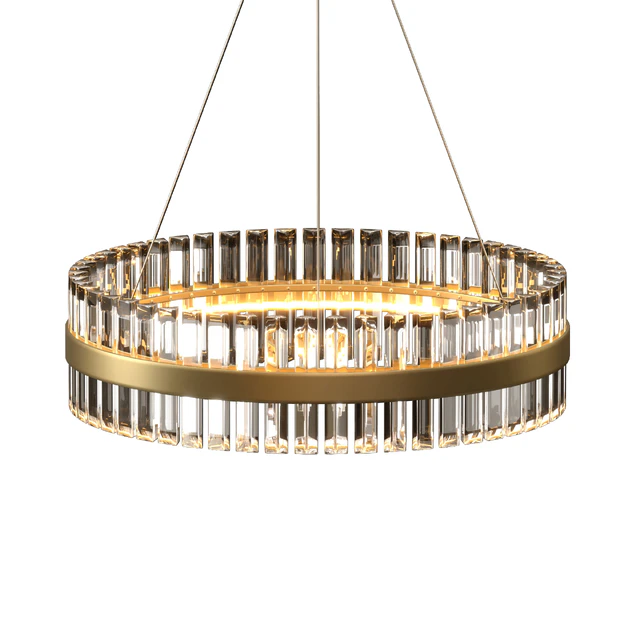 ALLIE MULTI-TIERED CASCADING GOLD CRYSTAL CHANDELIER — Скачать