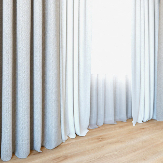 Curtains 46 | Curtains with Tulle — Скачать