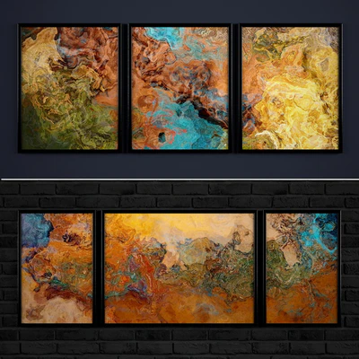 The collection of abstract paintings №6 — Ver 2