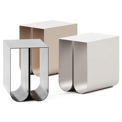 Curved Coffee Table by Kristina Dam Studio / Coffee Table — Ver 1