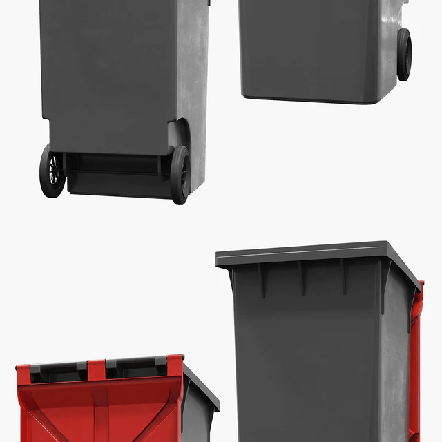 Wooden trash can house — Descargar