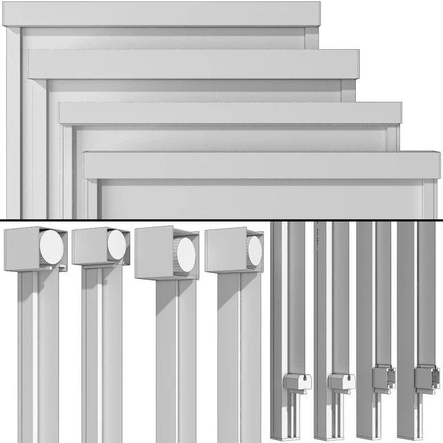 Рулонные шторы жалюзи / Roller blinds set — Скачать