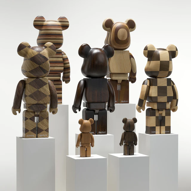 Bearbrick / Karimoku (Wood set) — Скачать
