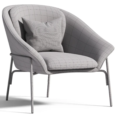 Lauren melange wicker armchair — Ver 2