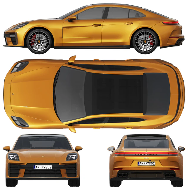 Porsche Panamera Turbo E-Hybrid 2024 — Скачать