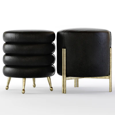 Kelly Wearstler Melange and Laurel Stools — Вид 1