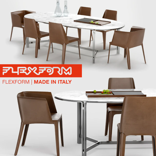 Flexform Dining Set — Descargar