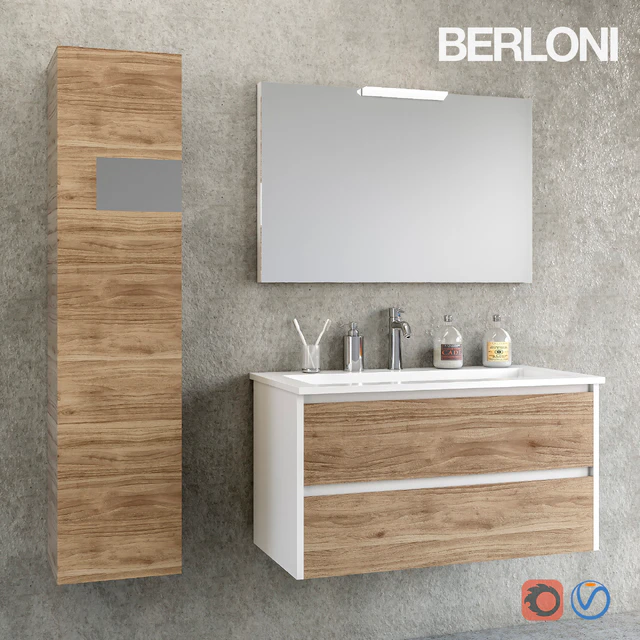 Bathroom set Berloni Form 08 — Descargar