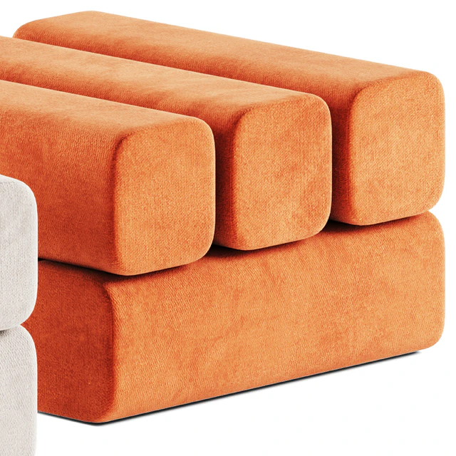 Drova Pouf 4 and 6 by Woo Furniture / Пуф — Скачать