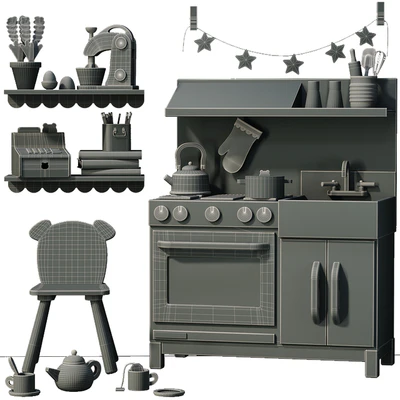 MILTON & GOOSE Play Kitchen Toy and Decor for kids — Ver 3