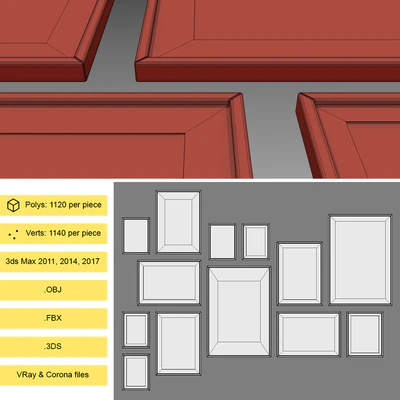 Interior Picture Frames Set-8 — Вид 3