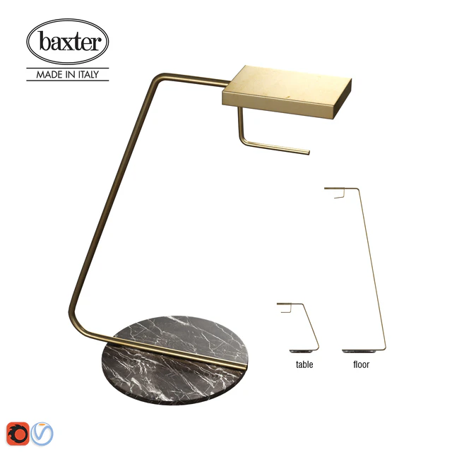 Baxter Blade table and floor lamp — Descargar