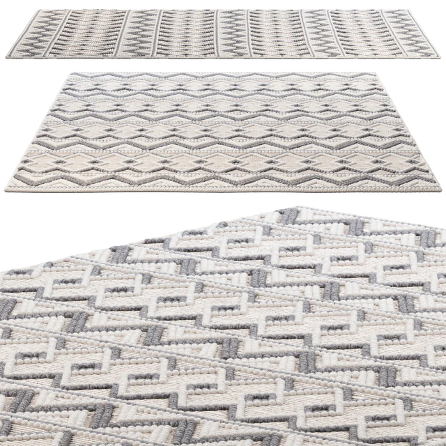 Pirlo Boho Farmhouse Wool Area Rug — Скачать