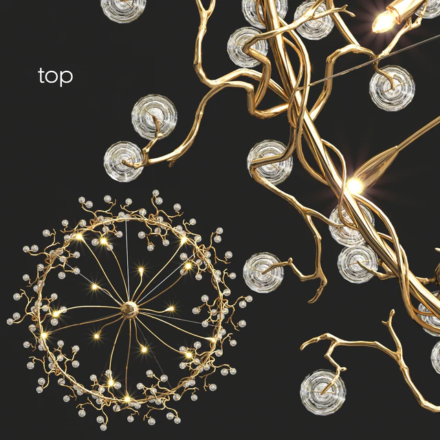 Serip Big AQUA Chandelier — Скачать