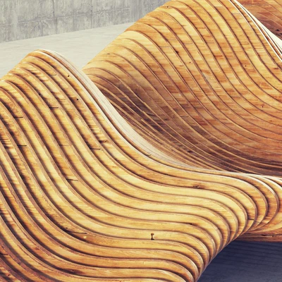 Parametric bench / Параметрическая скамья — Вид 2