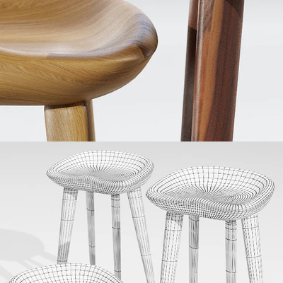 Bassamfellows Tractor Stool — Ver 2