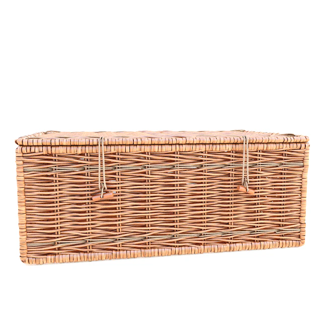wicker basket with rope handles — Descargar