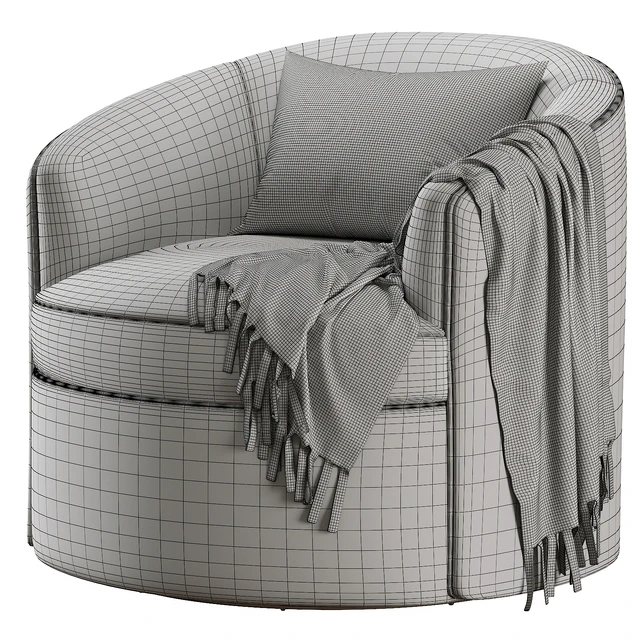 Coco Republic Luna Swivel Chair — Descargar