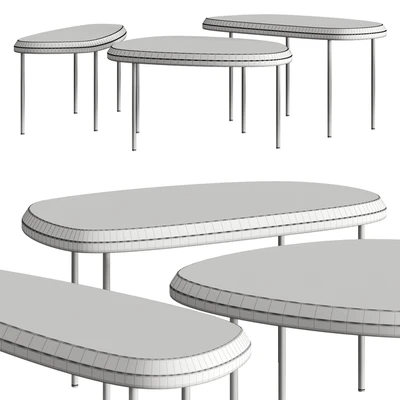 Living Divani Pebble Coffee Tables — Ver 2